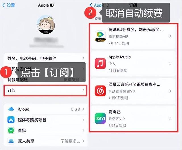 iPhone16怎么关闭自动扣费?