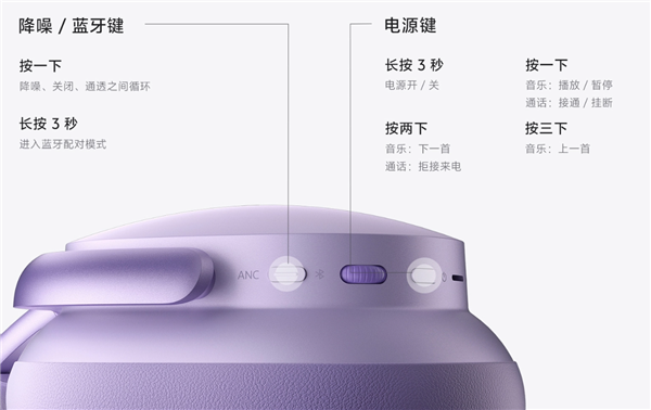 499元！vivo首款头戴降噪耳机发布：58dB降噪！75小时续航