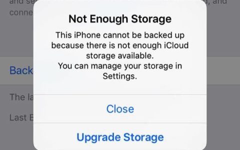 三种方法在iPhone上取消iCloud存储通知