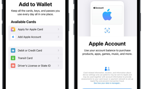 更新iOS 15.5后钱包（Wallet）APP如何添加苹果账户卡？
