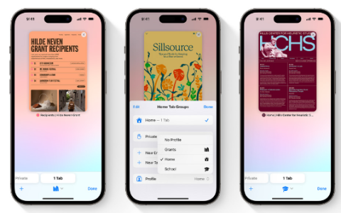 iOS17 Safari浏览器新功能介绍：场景切换、隐私保护升级