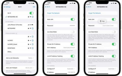 如何在苹果iOS 16上找到Wi-Fi密码？