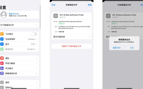解决iOS17描述文件下载更新问题的方法：尝试绕过苹果的描述文件封堵