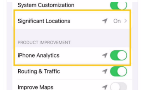 iOS 17.1RC更新后，仍存在自动启用“重要地点”选项的问题