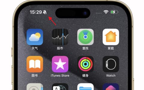 如何关闭iPhone 15 Pro左上角的静音图标