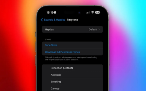 能否在iOS17中修改默认通知铃声？