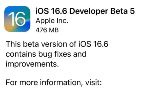 iOS / iPadOS 16.6 Beta 5的更新内容有哪些？