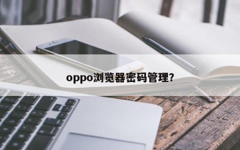 优质的密码管理工具：oppo浏览器