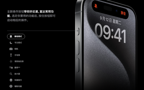 如何自定义苹果 iPhone 15 Pro 系列机型的操作按钮功能及设置方法？