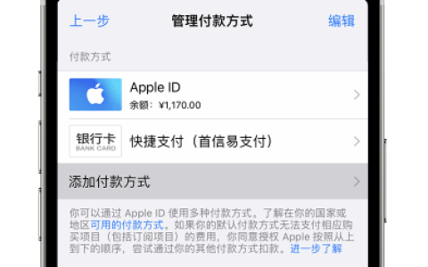 iPhone上如何通过家人共享更新付款方式？