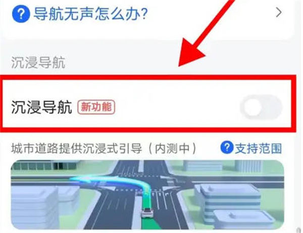 高德地图怎么设置沉浸导航 高德地图设置沉浸导航方法【步骤分享】