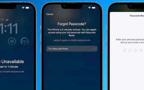 苹果iOS 17更新：72小时内允许使用旧密码再次重置密码