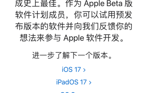 升级 iOS 17/iPadOS 17 公测版的步骤和教程