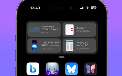 从 iPhone 主屏幕快速访问最近的文件