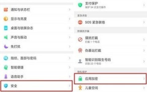 OPPO Ace2给应用加密的方法