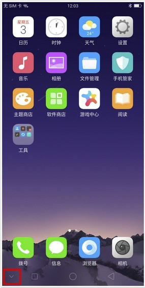 OPPO Ace2隐藏虚拟导航键的操作过程