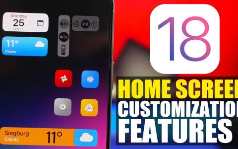 iOS 18 主屏幕自定义细节揭晓
