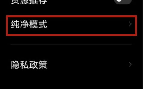 小米手机纯净模式在哪里?小米手机应用商店设置纯净模式步骤一览