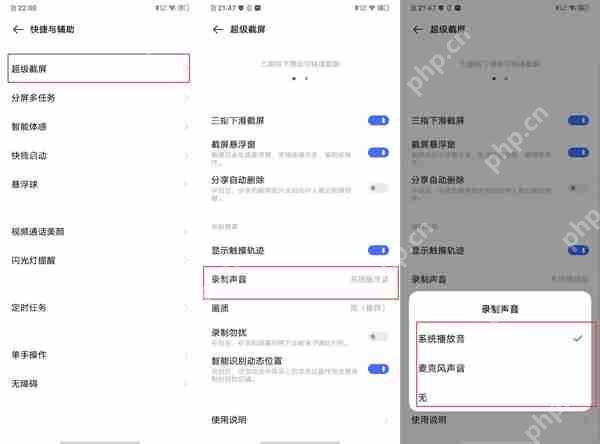 vivo手机录屏怎么录声音