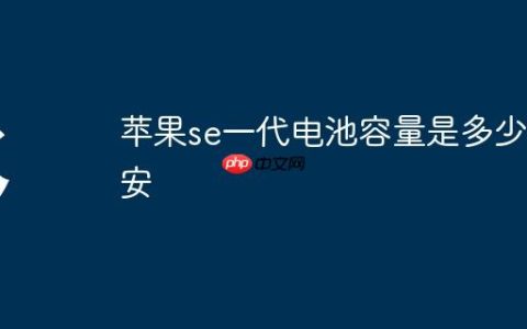 苹果se一代电池容量是多少毫安