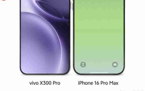 vivo X300 Pro与iPhone 16 Pro Max对比图出炉：6.78英寸超窄边直屏