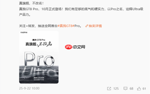 真我GT8 Pro不改名！真我CMO：用产品力说话 而不是用改名发声