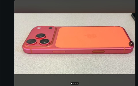 苹果回应橙色iPhone 17 Pro Max褪色成玫瑰金：正常使用不会掉色