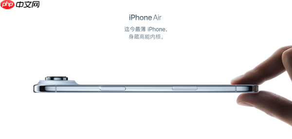 第一款国行eSIM手机！苹果iPhone Air正式开启预购：7999元起