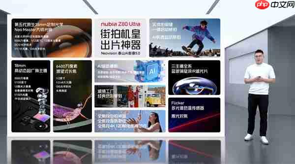 努比亚Z80 Ultra搭载第五代原生35mm定制光学：街拍机皇