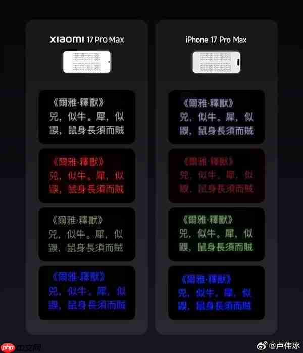 小米17 Ultra取消2K屏：用Pro Max同款超级像素