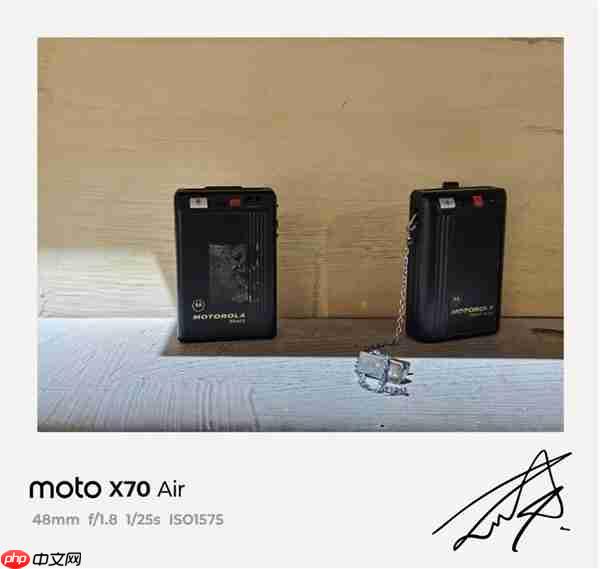 联想moto X70 Air上手：超薄机身+AI 轻薄手机标杆