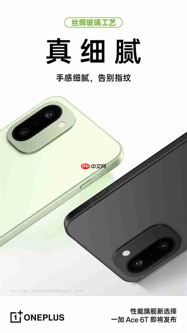 一加Ace 6T搭载安卓顶级旗舰同款玻纤：质感同档无敌