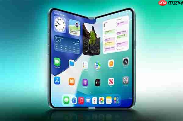 苹果实现新突破：iphone fold无折痕