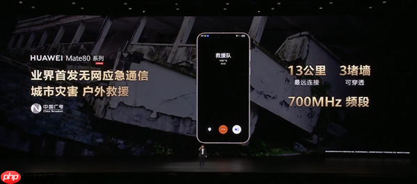 天网、地网、无网通吃！余承东：华为Mate 80系列通信地表最强