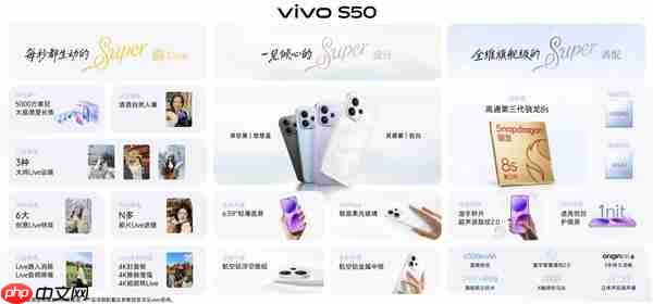 田曦薇代言 vivo S50发布：2999元起