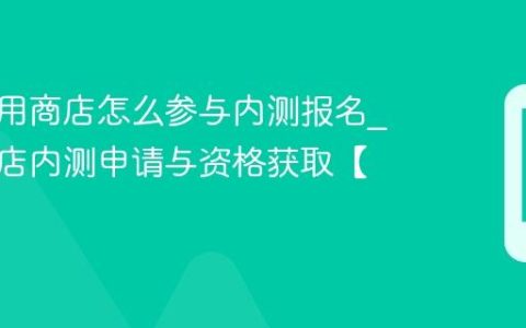 锤子应用商店怎么参与内测报名?应用商店内测申请与资格获取【解析】