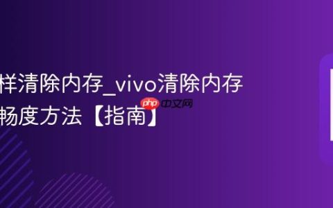 vivo怎样清除内存?vivo清除内存提升流畅度方法【指南】