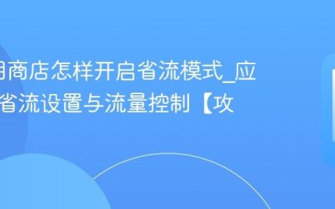 LG应用商店怎样开启省流模式?应用商店省流设置与流量控制【攻略】