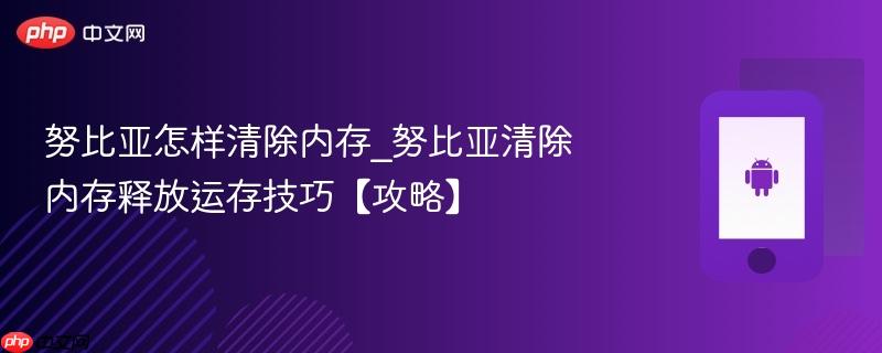 努比亚怎样清除内存_努比亚清除内存释放运存技巧【攻略】