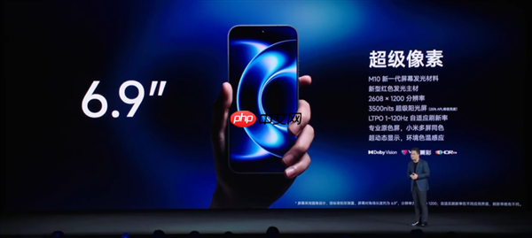 TCL华星独小米17 Ultra系列超级像素屏：2K清晰度 功耗比1.5K还低