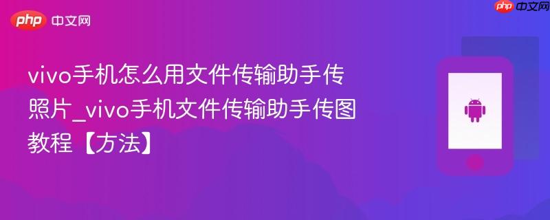 vivo手机怎么用文件传输助手传照片_vivo手机文件传输助手传图教程【方法】