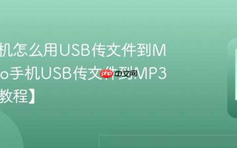 vivo手机怎么用USB传文件到MP3?vivo手机USB传文件到MP3步骤【教程】
