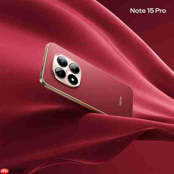 REDMI Note 15 Pro新春版车厘子红全方位外观公布 高级氛围感拉满