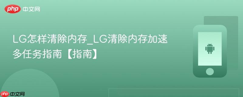lg怎样清除内存_lg清除内存加速多任务指南【指南】