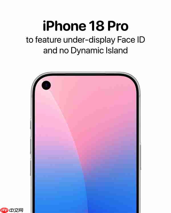 最惊艳的苹果手机来了！iPhone 18 Pro灵动岛瘦身成功