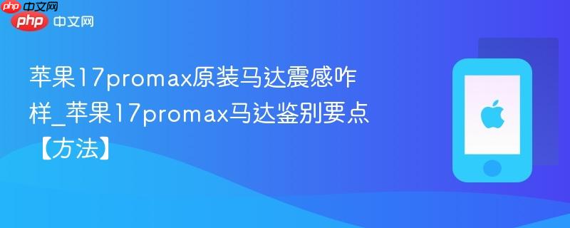 苹果17promax原装马达震感咋样_苹果17promax马达鉴别要点【方法】
