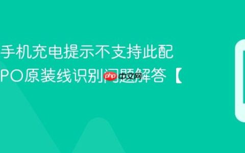 OPPO手机充电提示不支持此配件?OPPO原装线识别问题解答【技巧】