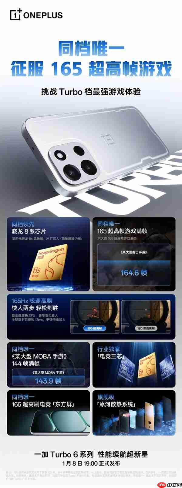Turbo档最好屏幕！一加Turbo 6搭载同档唯一京东方165Hz旗舰屏