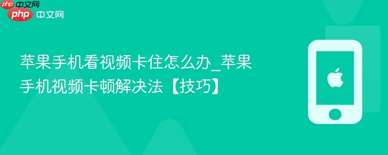 苹果手机看视频卡住怎么办_苹果手机视频卡顿解决法【技巧】