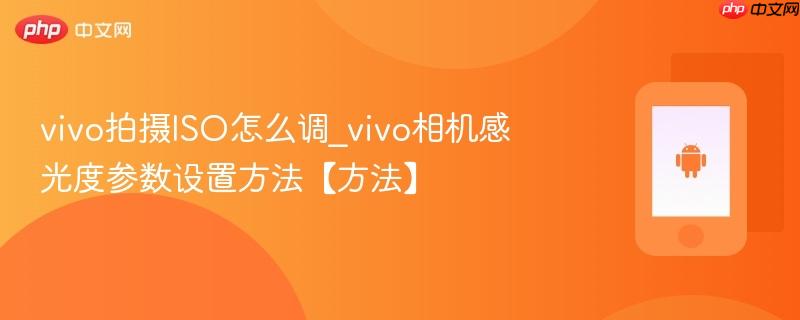 vivo拍摄iso怎么调_vivo相机感光度参数设置方法【方法】